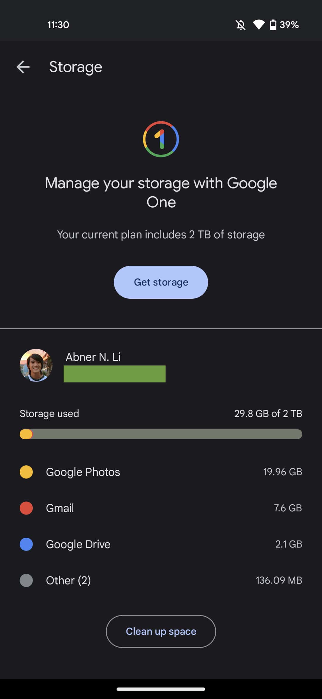 Gmail pour Android et iOS ajoutent un indicateur pratique de Stockage Gmail utilisé
