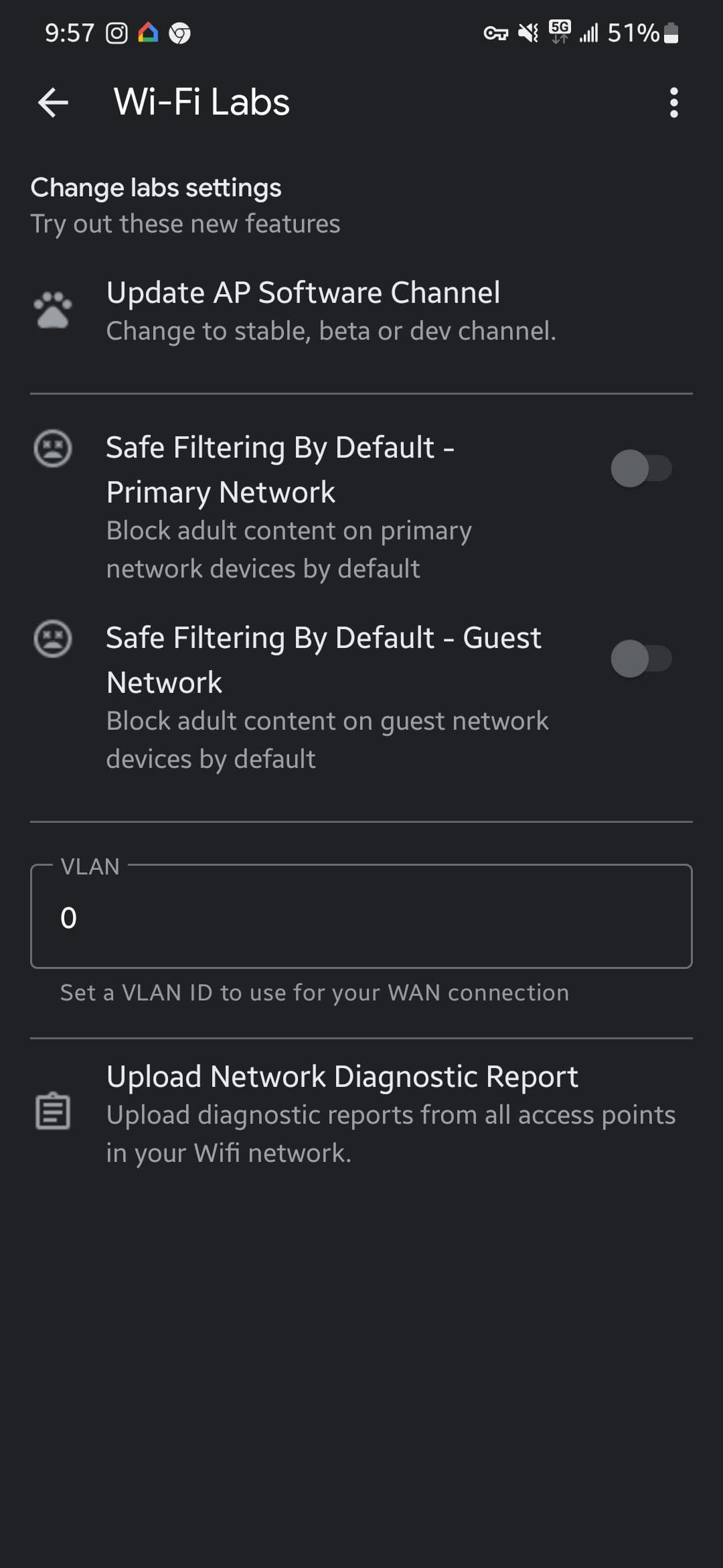 Laboratoires Wi-Fi Google Home
